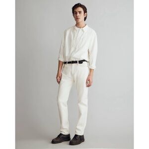 Madewell Men's Straight Jeans in Cream